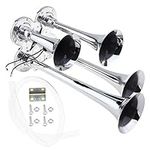 12V / 24V 150dB Super Loud Four Trumpet Air Horn for Car Vehicle Truck Train Boat