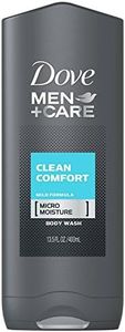 Dove Men + Care Body & Face Wash, Clean Comfort 13.50 oz (Pack of 2)