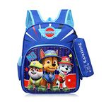 Runup Dog Nursery Backpack Boys, Children's Backpack from 3-8 Years Old, Blue Lightweight Waterproof Backpack for Boys Girls Nursery Toddler (navy blue)