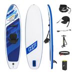 Hydro‑Force Oceana 10ft Inflatable Paddle Board Kayak Set with Waist Leash, Blue