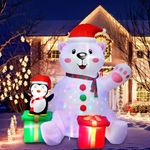 GUDELAK 6 Ft Christmas Inflatables 