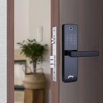 Godrej Smart Lock I Catus Touch Plus I Digital Lock for Wooden Door I 4 in 1 Access I Fingerprint I RFID I PIN Access I Mechanical Key I 3 Strong Dead Locking Bolts I Black Finish I 3 Years Warranty