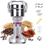 150g Grain Mill Grinder, 304 Stainless Steel Grain Mill, 1500W High-speed Commercial Spice Grinder, Superfine Grain Grinder, Flour Mill Grinder for Home, Grinder for Kitchen, Spice Grinder Electric