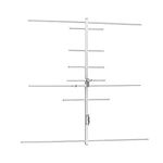 VHF UHF Yagi Antenna Dual Band 9.5/11.5dBi 2 Meter/70 cm Outdoor Yagi Antenna for Yaesu Motorola Kenwood Baofeng Handheld Two Way Radio Repeater Base Station FM Transceiver