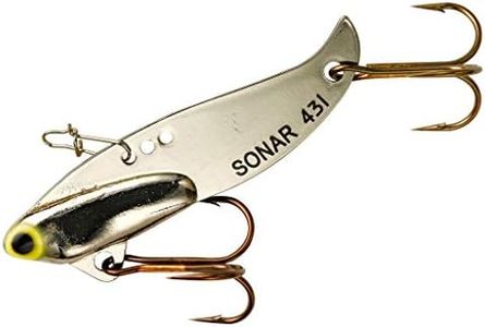 Heddon X0431-NP Sonar Blade Bait 7/8-Inch, 1/4-Ounce, Chrome