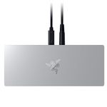 Razer Thunderbolt 5 Dock Chroma - 10 ports USB-Dock - 3x DisplayPort USB-C - Ethernet - Passthrough 140W - SD/UHS card - 2x USB-A - M.2 extension - UK connector - PC/Mac | Mercury