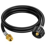 Alloxity 6FT Propane Hose Adapter 1lb to 20lb, Propane Tank Adapter, Adapter Hose for Buddy Heater, QCC1/Type1 Propane Adapter 20lb to 1lb Converter, Buddy Heater Hose to Propane Tank, CSA