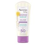 Aveeno Baby AVEENO Baby Continuous Protection Sensitive Skin Lotion Zinc Oxide Sunscreen SPF 50 3 oz 3 Fl. Oz