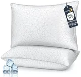COZSINOOR Cooling Bed Pillows Queen Size - Premium Down Alternative Pillows Set of 2 for Side, Back, and Stomach Sleepers Hotel Quality Fluffy Soft Microfiber Fill Breathable Skin-Friendly