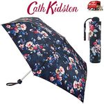 Cath Kidston Paintbox Flowers Minilite Folding Umbrella Handbag Size With Matching Case 8F3743