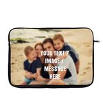 Personalised with your own Text/Image/Any Name themed Slim Fit The Ideal Travel Bag To Keep Your Laptop Safe Compatible W / 13” / 14” / 15” Laptop Sleeve Unique Laptop Accessories (14")