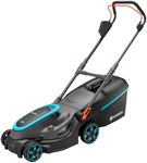 Gardena Battery Lawnmower PowerMax 37/36V P4A Solo: 37 cm width, 45 l capacity, Ergonomic, Height adjust, Cordless (14638-55)