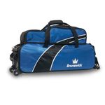 Brunswick Edge Tournament Triple Tote Bowling Bag - with Shoe Pouch