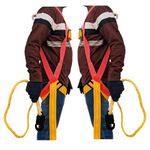 LADWA – Safety Belt Harness Full Body Fall Protection with Single Hook Unisex Full Body Adjustable Climbing Harness Safety Belt (Safety Harness Hook, Pack of 2)
