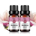 2-PACK Magnolia Essential Oil 100% Pure Oganic Plant Natrual Flower Essential Oil for Diffuser Message Skin Care Sleep - 10ML