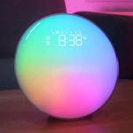 Dekala Arkenstone Sunrise Alarm Clock, Smart Wake-up Light, Ambient Light & Sleep Assistant White Noise Machine, App/Voice Control, Compatible with Alexa and Google, Ideal for Gift