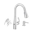 Moen Essie Chrome One-Handle Pulldown Kitchen Faucet, 87014EWC