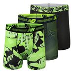 New Balance Men's Ultra Soft Performance 6" Boxer Briefs with No Fly (3-Pack of Underwear)