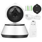 Video Baby Monitor, Wireless Baby Monitor Security Camera Two Way Intercom Baby Monitor Rotational Gimbal Night Vision(UK)