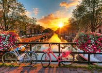 Ravensburger Puzzles Bicycles in Amsterdam, Multi Color (1000 Pieces)