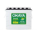 OKAYA PowerON OPTT24048 210Ah Advanced Tall Tubular Battery for Home, Office & Shop | Robust Design | Certified Backup Hour (CBH) with XBD+ Technology | 48 Months Total Warranty