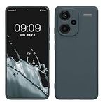 kwmobile Case Compatible with Xiaomi Redmi Note 13 Pro+ 5G / Redmi Note 13 Pro Plus 5G Case - Protective Slim TPU Phone Cover - Soft Matte Finish - Dark Slate