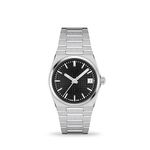 Mister Empire Analog Wrist Watch for Men, Stainless Steel, Black/White Dial, DRM PE-11 (Black)