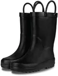 Lone Cone Premium Natural Rubber Rain Boots for Toddlers and Kids with Solid Design