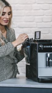 Melitta Latticia OT Coffee Machine – Silver, Automatic Espresso Maker