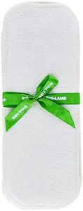 Little Lamb Bamboo Nappy Boosters, Reusable Inserts for Diapers, Double Thickness, Set of 10 Pads, Size 1 (10 x 30cm)