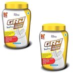 GRD Sugarfree Complete Nutritional Supplement for Adults - No Added Sugar, 26 Essential Nutrients & High Fiber For Healthy Living (Vanilla) - 200g Each, Pack of 2