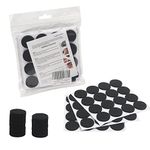 Furniture Pads for Hardwood Floors - 48 PCS Premium Felt Pads Floor Protector - Self Adhesive Chair Felts Pads for Furniture Feet Wood Floors Small Black