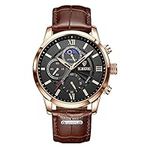 LIGE Men's Watches,Analog Quartz Wa