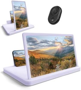 14" Phone Screen Magnifier, Detachable Fresnel Lens, Bluetooth Remote