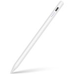 Stylus Pen for iPad Pencil 10th Gen, Stylus Pencil for iPad 9th Gen, Pen for iPad(2018-2023) with Palm Rejection& Tilt Sensitivity, Work for iPad 6-10, Air 3/4/5, Mini 5/6, Pro 11/12.9" (White)