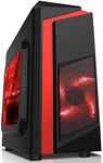 FCS F3 Red Gaming PC - Intel i5-16GB RAM - 128GB SSD + 2TB HDD - GT710 - Windows 10 (16gb + 2tb hdd)