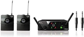AKG WMS40 Mini Dual Instrument Wireless System - Dual Instrument, ISM/CH70