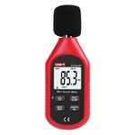 UNI-T Decibel Meter UT353BT Bluetooth Mini Digital Sound Level Meter Noise Measuring Instrument Decibel Monitoring Tester with Noise Reader Range 30-130dBA,LCD Backlight Display (Battery Include)