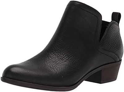 Lucky Brand Women's Bollo Bootie Ankle Boot, Black, 8.5
