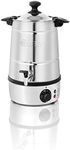 Swan SWU5LS Hot Cider, Mulled Wine and Water Boiler Urn with Adjustable Temperature Control, 5L, 1800W, Stainless Steel