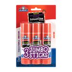 Elmer's Jumbo Glue Stick (3 Pack) 1.4 oz (40g) each - Washable Disappearing Purple