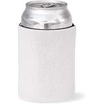 Juvale 24-Pack Blank White Beer Can Insulated Neoprene Sleeve Bottle Covers for DIY Customization