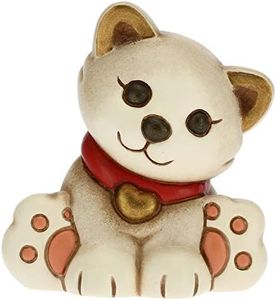 THUN - Momi Cat - Living, Objets décoratifs pour la Maison - Idée Cadeau - Ligne Thunimals - Céramique - 5 x 4,2 x 5,5 h cm