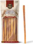 Bully Bunches Premium 12 Inch Standard Odor-Free Bully Sticks for Small & Medium Dogs - Long Lasting Chew Bones - All Natural & Single Ingredient, 100% Beef Dog Treat, Rawhide Free (20 Pk)