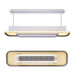 oltao Nimbus 37-Inch Ceiling Bladeless Fan with Dimmable 3 COLOR LED Light