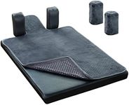 Pilates Reformer Non-Slip Mat Towel (Included 2 Pcs Shoulder Block Covers)