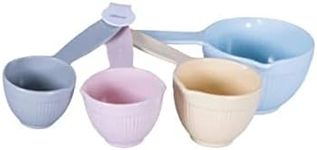 Avanti Ribbed Measuring Cups Australian Standards Pastel 4-Pieces Set