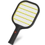 WUEAOA Electric fly zapper racket Ultralight portable 35cm,Electric Fly Swatter Battery Operated bug zapper racket for Indoor & Outdoor (Batteries not Included)