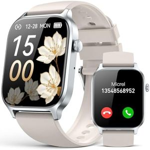 Smart Watch for Men Women- Answer/Make Call, 2026 IP68 Waterproof Fitness Tracker Watch with Sleep Step Counter Activity Smartwatch for Samsung Andriod iPhone iOS (Starlight, 1.83)