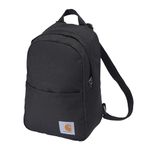 Carhartt Classic Mini, Durable, Water-Resistant Backpack with Adjustable Shoulder Straps, Black, One Size